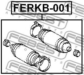 FEBEST - FERKB-001 - Пыльник, рулевое управление (Рулевое управление)