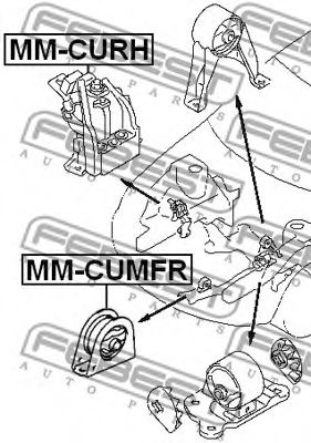 FEBEST - MM-CUMFR - Подвеска, двигатель (Подвеска двигателя)