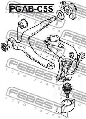 FEBEST - PGAB-C5S - Подвеска, рычаг независимой подвески колеса (Подвеска колеса)
