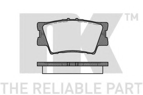 NK - 224577 - Комплект тормозных колодок, дисковый тормоз (Тормозная система)