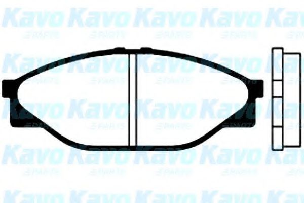 KAVO PARTS - BP-9019 - Комплект тормозных колодок, дисковый тормоз (Тормозная система)