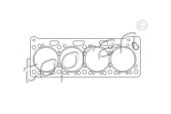 TOPRAN - 100 607 - Прокладка, головка цилиндра (Головка цилиндра)