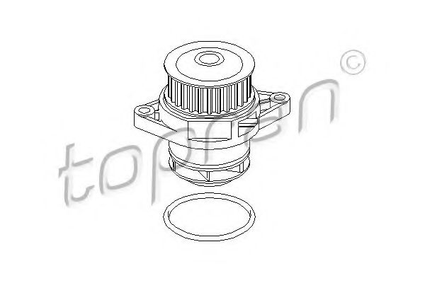 TOPRAN - 100 570 - Водяной насос (Охлаждение)