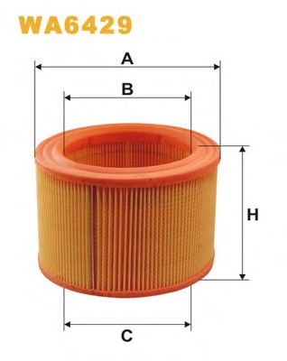 WIX FILTERS - WA6429 - Воздушный фильтр (Система подачи воздуха)