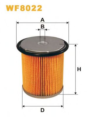 WIX FILTERS - WF8022 - Топливный фильтр (Система подачи топлива)