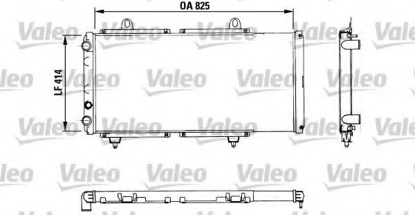 VALEO - 883765 - Радиатор, охлаждение двигателя (Охлаждение)