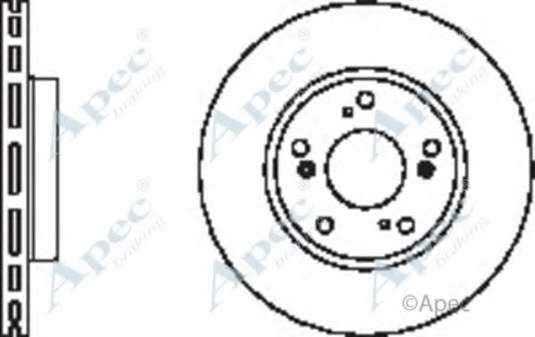 APEC BRAKING - DSK2432 - Тормозной диск (Тормозная система)