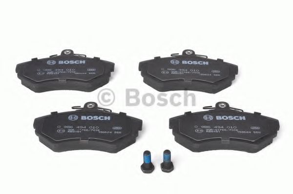 BOSCH - 0 986 494 010 - Комплект тормозных колодок, дисковый тормоз (Тормозная система)