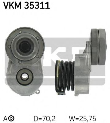 SKF - VKM 35311 - Натяжной ролик, поликлиновойремень (Ременный привод)