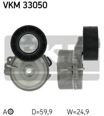 SKF - VKM 33050 - Натяжной ролик, поликлиновойремень (Ременный привод)