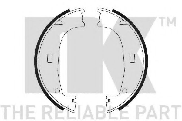 NK - 2715553 - Комплект тормозных колодок, стояночная тормозная система (Тормозная система)