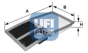 UFI - 30.342.00 - Воздушный фильтр (Система подачи воздуха)