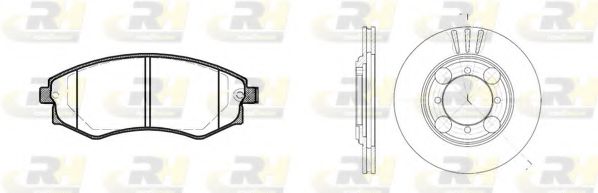 ROADHOUSE - 8318.00 - Комплект тормозов, дисковый тормозной механизм (Тормозная система)