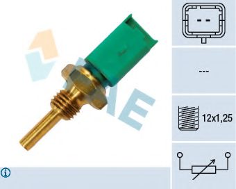 FAE - 33700 - Датчик, температура охлаждающей жидкости (Приготовление смеси)