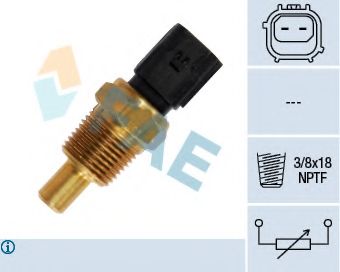 FAE - 33335 - Датчик, температура охлаждающей жидкости (Приготовление смеси)