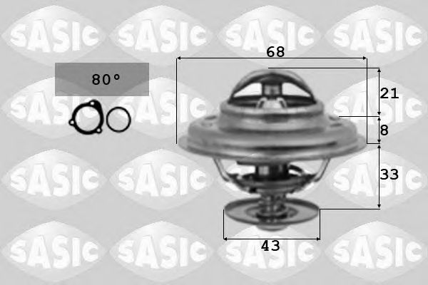 SASIC - 9000036 - Термостат, охлаждающая жидкость (Охлаждение)