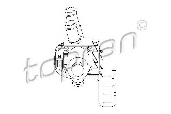 TOPRAN - 302 792 - Регулирующий клапан охлаждающей жидкости (Отопление / вентиляция)