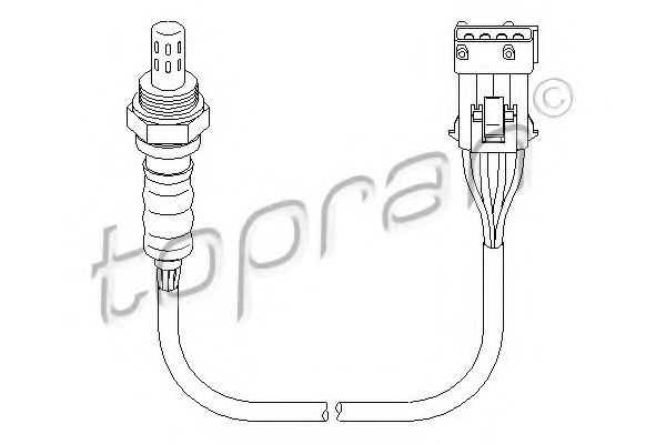 TOPRAN - 721 861 - Лямбда-зонд (Приготовление смеси)