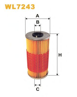 WIX FILTERS - WL7243 - Масляный фильтр (Смазывание)