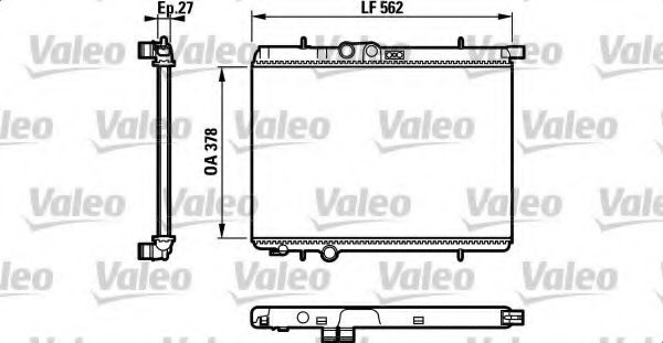 VALEO - 732307 - Радиатор, охлаждение двигателя