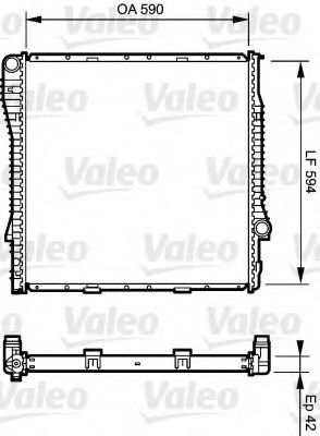 VALEO - 734894 - Радиатор, охлаждение двигателя (Охлаждение)