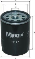 MFILTER - TF 47 - Масляный фильтр (Смазывание)