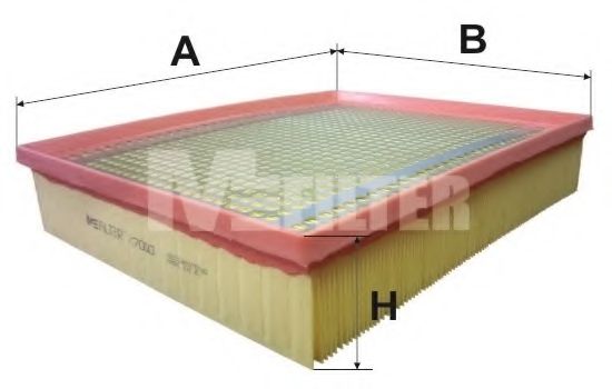MFILTER - K 7050 - Воздушный фильтр (Система подачи воздуха)