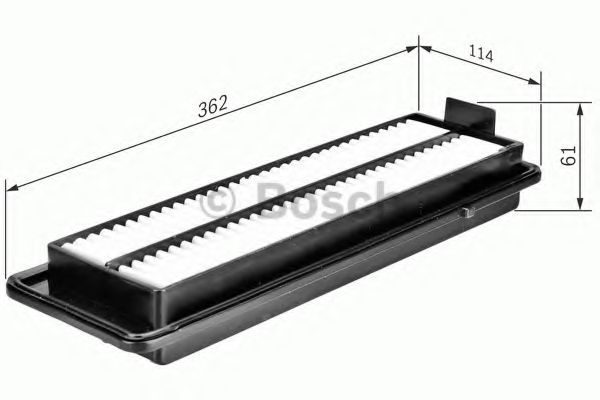 BOSCH - F 026 400 232 - Воздушный фильтр (Система подачи воздуха)