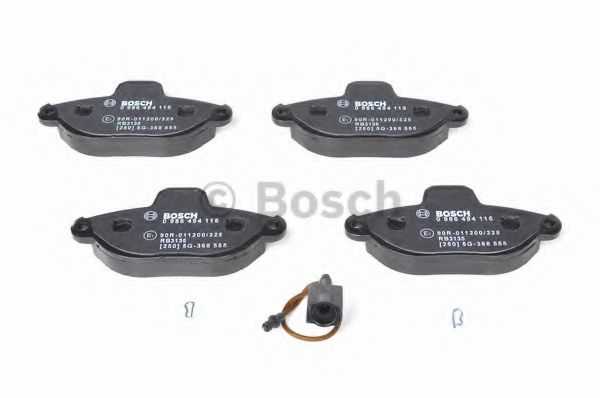 BOSCH - 0 986 494 115 - Комплект тормозных колодок, дисковый тормоз (Тормозная система)