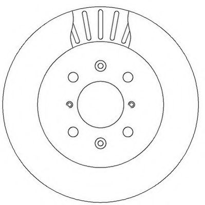 JURID - 562308JC - Тормозной диск (Тормозная система)