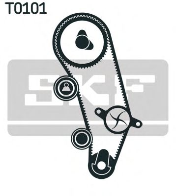 SKF - VKMA 01262 - Комплект ремня ГРМ (Ременный привод)