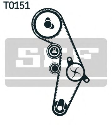 SKF - VKMC 01918-2 - Водяной насос + комплект зубчатого ремня (Охлаждение)