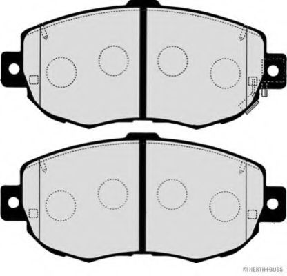 HERTH+BUSS JAKOPARTS - J3602072 - Комплект тормозных колодок, дисковый тормоз (Тормозная система)