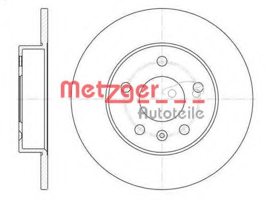 METZGER - 6578.00 - Тормозной диск