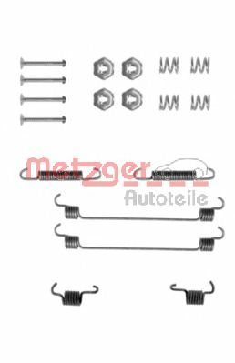 METZGER - 105-0657 - Комплектующие, тормозная колодка (Тормозная система)