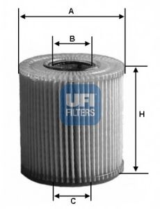 UFI - 25.014.00 - Масляный фильтр (Смазывание)