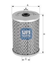 UFI - 26.604.00 - Топливный фильтр (Система подачи топлива)