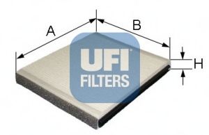 UFI - 53.051.00 - Фильтр, воздух во внутренном пространстве (Отопление / вентиляция)