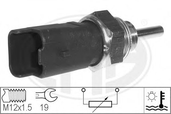 ERA - 330553 - Датчик, температура охлаждающей жидкости (Система накаливания)