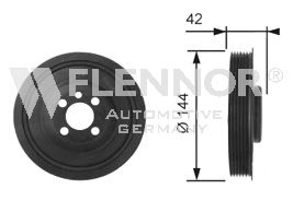 FLENNOR - FVD99523 - Ременный шкив, коленчатый вал