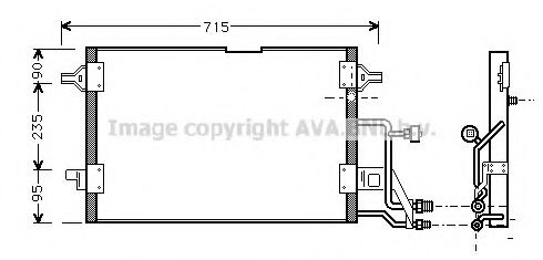 AVA QUALITY COOLING - AI5116 - Конденсатор, кондиционер (Кондиционер)