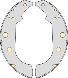 MGA - M639 - Комплект тормозных колодок