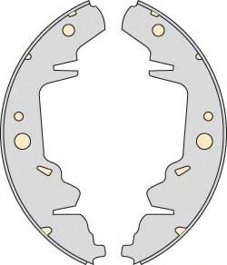 MGA - M739 - Комплект тормозных колодок (Тормозная система)