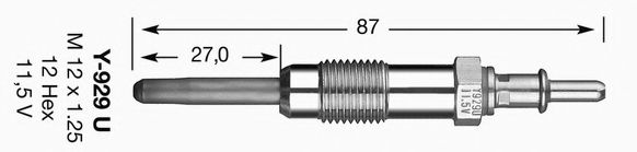 NGK - 6003 - Свеча накаливания (Система накаливания)