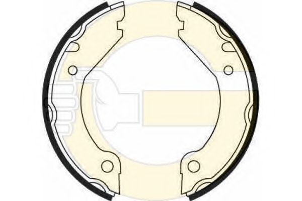 GIRLING - 5182041 - Комплект тормозных колодок, стояночная тормозная система (Тормозная система)