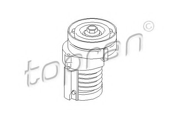 TOPRAN - 108 221 - Натяжитель ремня, клиновой зубча (Ременный привод)