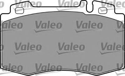 VALEO - 597468 - Комплект тормозных колодок, дисковый тормоз