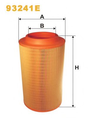 WIX FILTERS - 93241E - Воздушный фильтр (Система подачи воздуха)