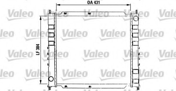 VALEO - 730564 - Радиатор, охлаждение двигателя