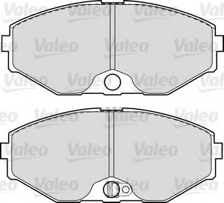 VALEO - 598912 - Комплект тормозных колодок, дисковый тормоз (Тормозная система)